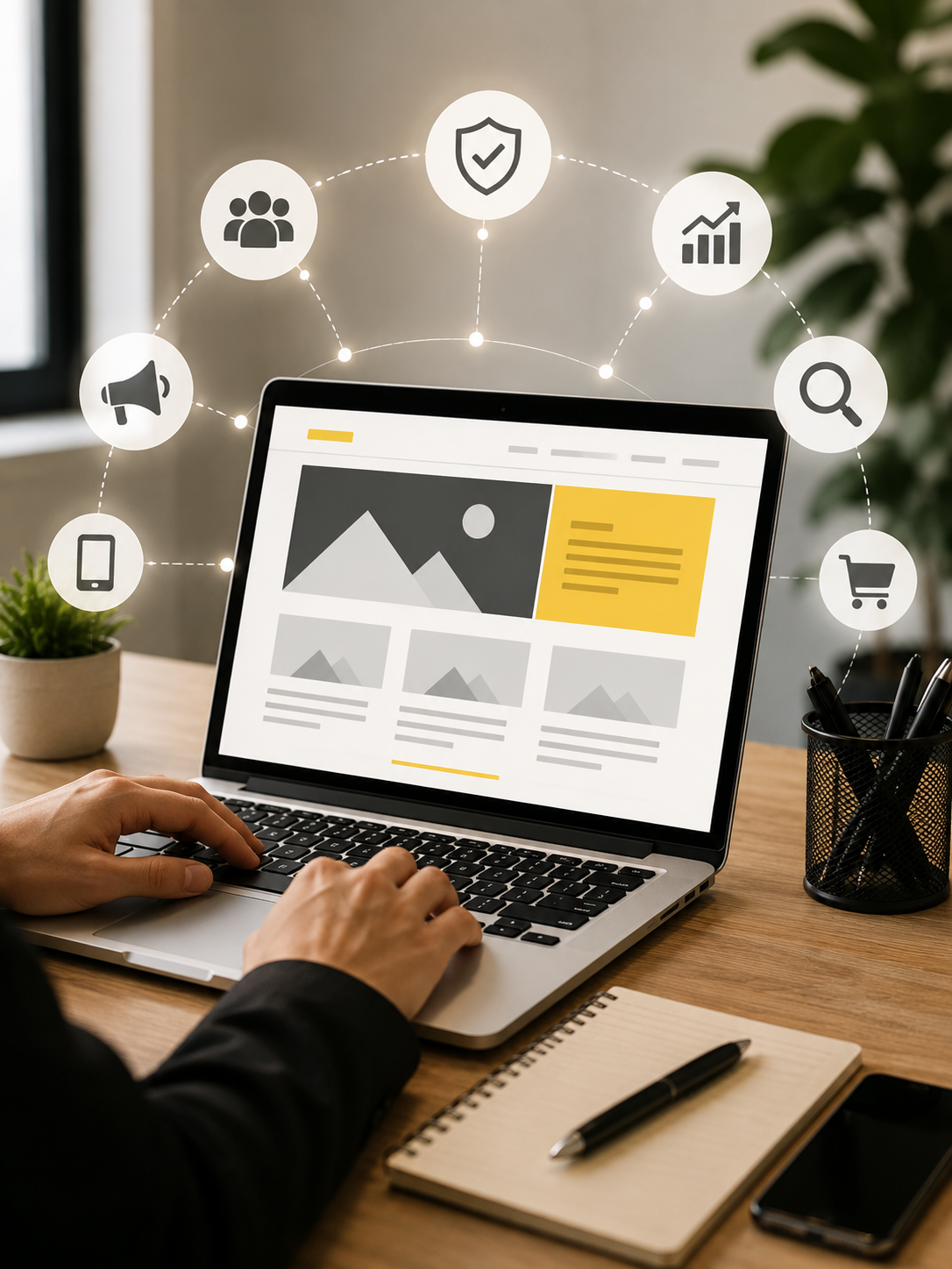 Professional website helping businesses build trust and grow online